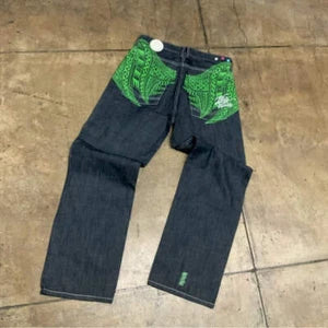 Men's Live Mechanics Raw Blue Denim Pants NWT