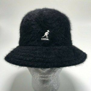 Men's Kangol Black Furgora Casual Bucket Hats NWT