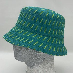 Men's Kangol Rain Drop Teal | Lime Green Casual Bucket Hats NWT