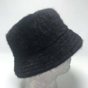 Men's Kangol Black Lahinch Furgora Casual Bucket Hats NWT