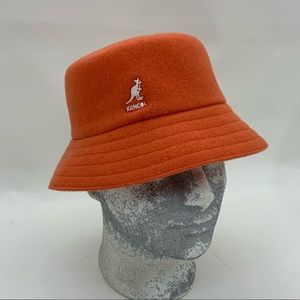 Men's Kangol Orange Wool Lahinch Hat NWT