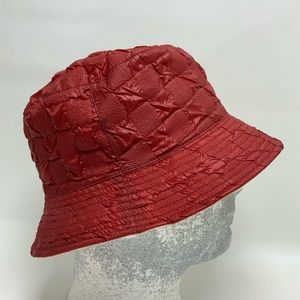 Men's Kangol Burgundy | Peach Reversible Casual Bucket Hat NWT