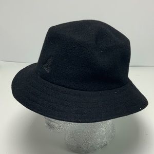 Men's Kangol Black Wool Lahinch Hat NWT