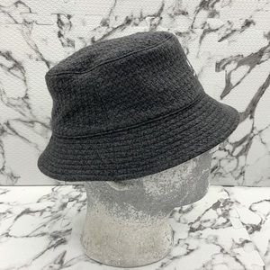 Men's Kangol Grey | Black Embossed Reversible Bucket Hat NWT