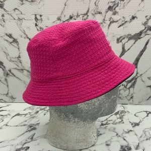 Men's Kangol Hot Pink | Black Embossed Reversible Bucket Hat NWT