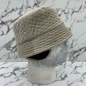 Men's Kangol Dash Quilted Bin w/Ear Flaps Taupe Casual Bucket Hats NWT