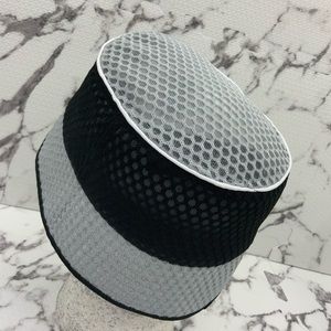 Men's Kangol Black | Grey Mesh Bin Casual Bucket Hats NWT