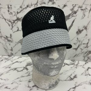 Men's Kangol Black | Grey Mesh Bin Casual Bucket Hats NWT