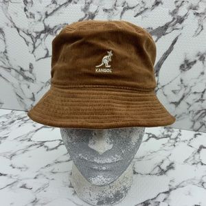 Men's Kangol Corduroy Brown Casual Bucket Hats NWT