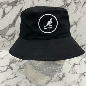 Men's Kangol Black Cotton Casual Bucket Hats NWT