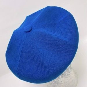 Men's Kangol Blue Bamboo Jax Beret Hat NWT