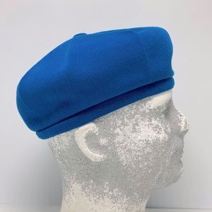 Men's Kangol Blue Bamboo Jax Beret Hat NWT