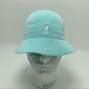 Men's Kangol Tropic Pale Turquoise Casual Bucket Hats NWT