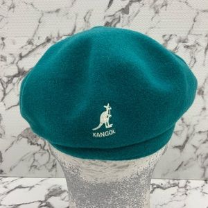 Men's Kangol Teal Wool Hawker Hat NWT