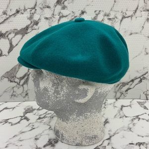 Men's Kangol Teal Wool Hawker Hat NWT