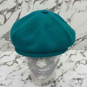 Men's Kangol Teal Wool Hawker Hat NWT