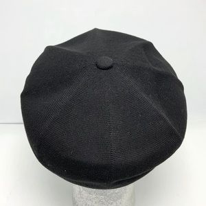 Men's Kangol Bamboo Jax Beret Black | White Casual Hats NWT