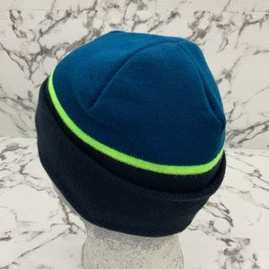 Men's Kangol Blue | Lime Green | Teal Cuff Pull On Beanies NWT