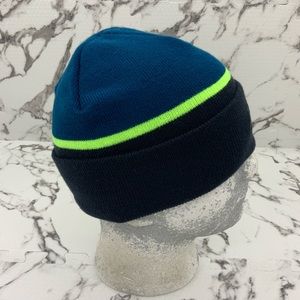 Men's Kangol Blue | Lime Green | Teal Cuff Pull On Beanies NWT