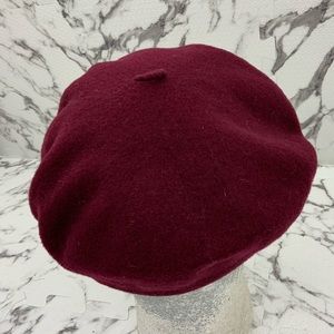 Men's Kangol Anglobasque Burgundy Wool Beret Hats NWT