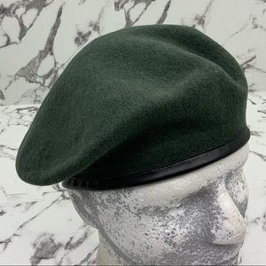 Men's kangol Wool Monty Moss Green Beret Hat NWT