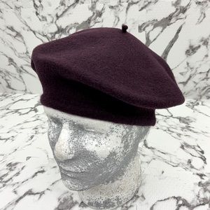 Men's Kangol Plum Wool Mod Sh/Pro Beret Hat NWT