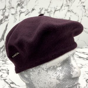 Men's Kangol Plum Wool Mod Sh/Pro Beret Hat NWT