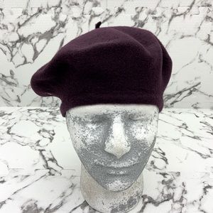 Men's Kangol Plum Wool Mod Sh/Pro Beret Hat NWT