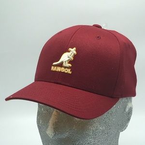 Men's Kangol 3D Flexfit Burgundy | Yellow Baseball Casual Caps NWT