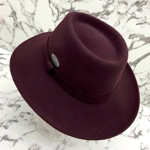 Men's Kangol Burgundy Lite felt Barclay Trilby Hat NWT