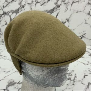 Men's Kangol Tan Earlap Wool 504 Hat NWT