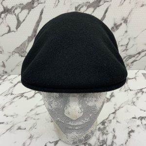 Men's Kangol Black Wool 504 Hat NWT