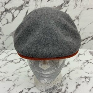 Men's Kangol Grey | Orange Wool 504 Hat NWT