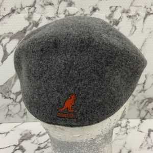 Men's Kangol Grey | Orange Wool 504 Hat NWT