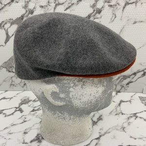 Men's Kangol Grey | Orange Wool 504 Hat NWT