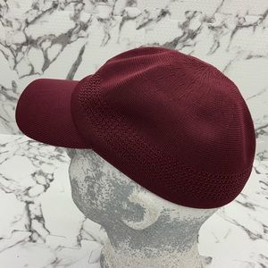 Men's Kangol Tropic Ventair Spacecap Burgundy Baseball Casual Caps NWT