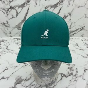 Men's Kangol Wool Flexfit Teal Baseball Casual Caps NWT