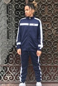 Men’s Fila Navy | White Casual Tracksuits Outfits Sets NWT