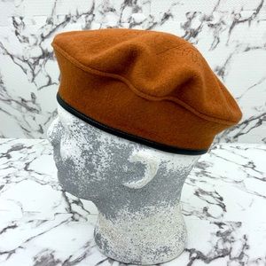 Men's Kangol Wool Telephone Cognac Beret Hat NWT