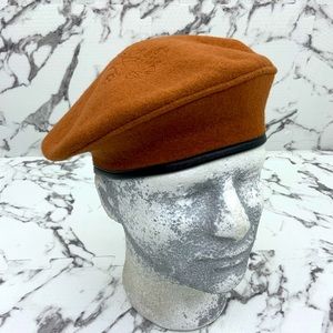 Men's Kangol Wool Telephone Cognac Beret Hat NWT