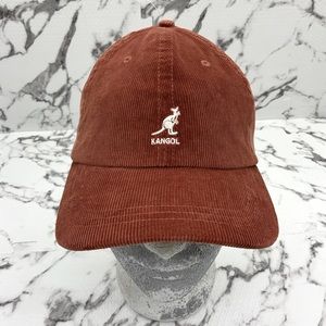 Men's Kangol Corduroy Rust Baseball Casual Caps NWT