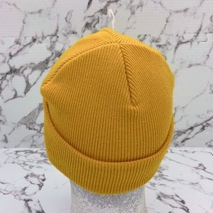 Men's Kangol Cuff Pull On Yellow Mustard Casual Beanies NWT