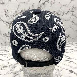 Men's Kangol Paisley Adj Navy | White Spacecap Casual Caps NWT