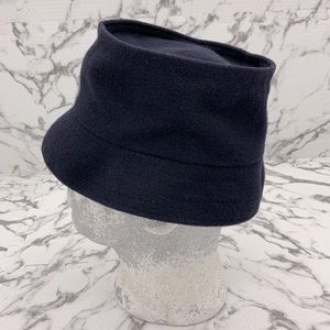 Men's Kangol Navy | White Wool Lindale Trilby Bucket Hat NWT