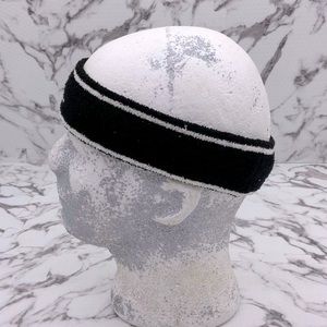 Men's Kangol Black | White Bermuda Stripe Headband NWT