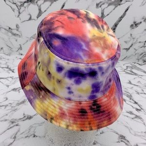 Men's Kangol Tie Dye Purple | Black | White | Yellow | Pink Casual Bucket Hats NWT