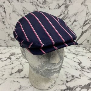 Men's Kangol British Peebles 504 Navy | Pink | White Casual Made in Italy Hat NWT