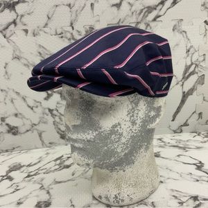 Men's Kangol British Peebles 504 Navy | Pink | White Casual Made in Italy Hat NWT