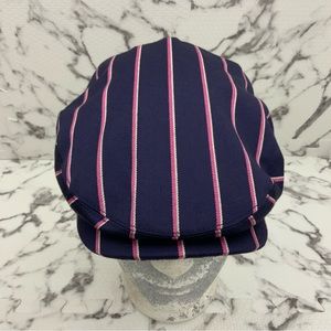 Men's Kangol British Peebles 504 Navy | Pink | White Casual Made in Italy Hat NWT