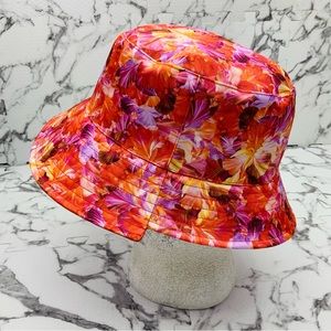 Men's Kangol Floral Reversible Orange | Purple | Yellow | Red Lahinch Bucket Hat NWT